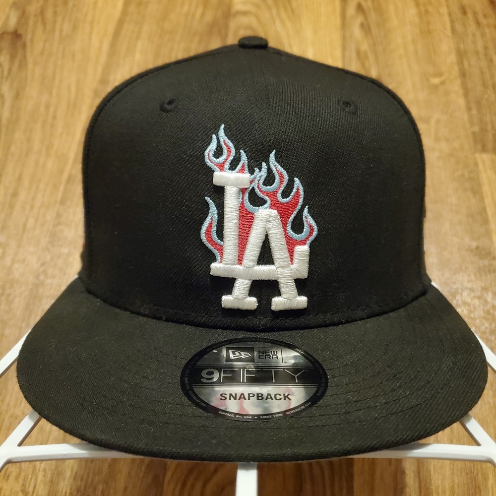 Los Angeles Dodgers Hat Cap Snapback Team Fire LA Limited Edition New‎ Era